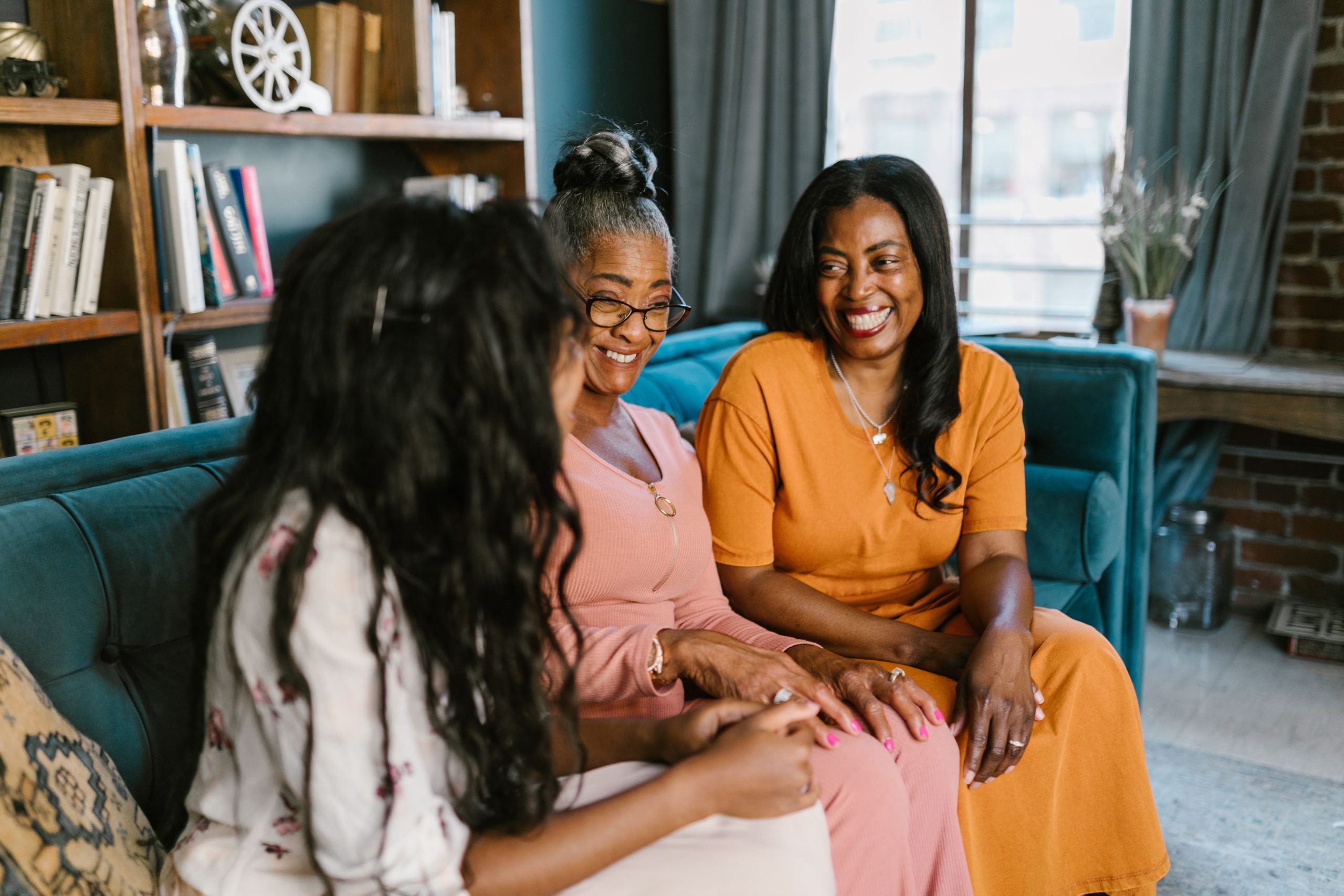 Group of women of different ages talking about Menopause Awareness Month